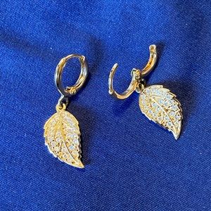 Gold Leaf Earrings